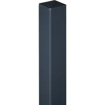 GROJA Zaunpfosten 6 x 240 cm Anthrazit/Aluminium