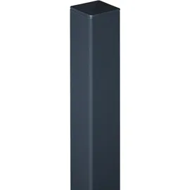 GROJA Zaunpfosten 6 x 240 cm Anthrazit/Aluminium