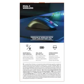 SteelSeries Rival 3 Wireless Schwarz