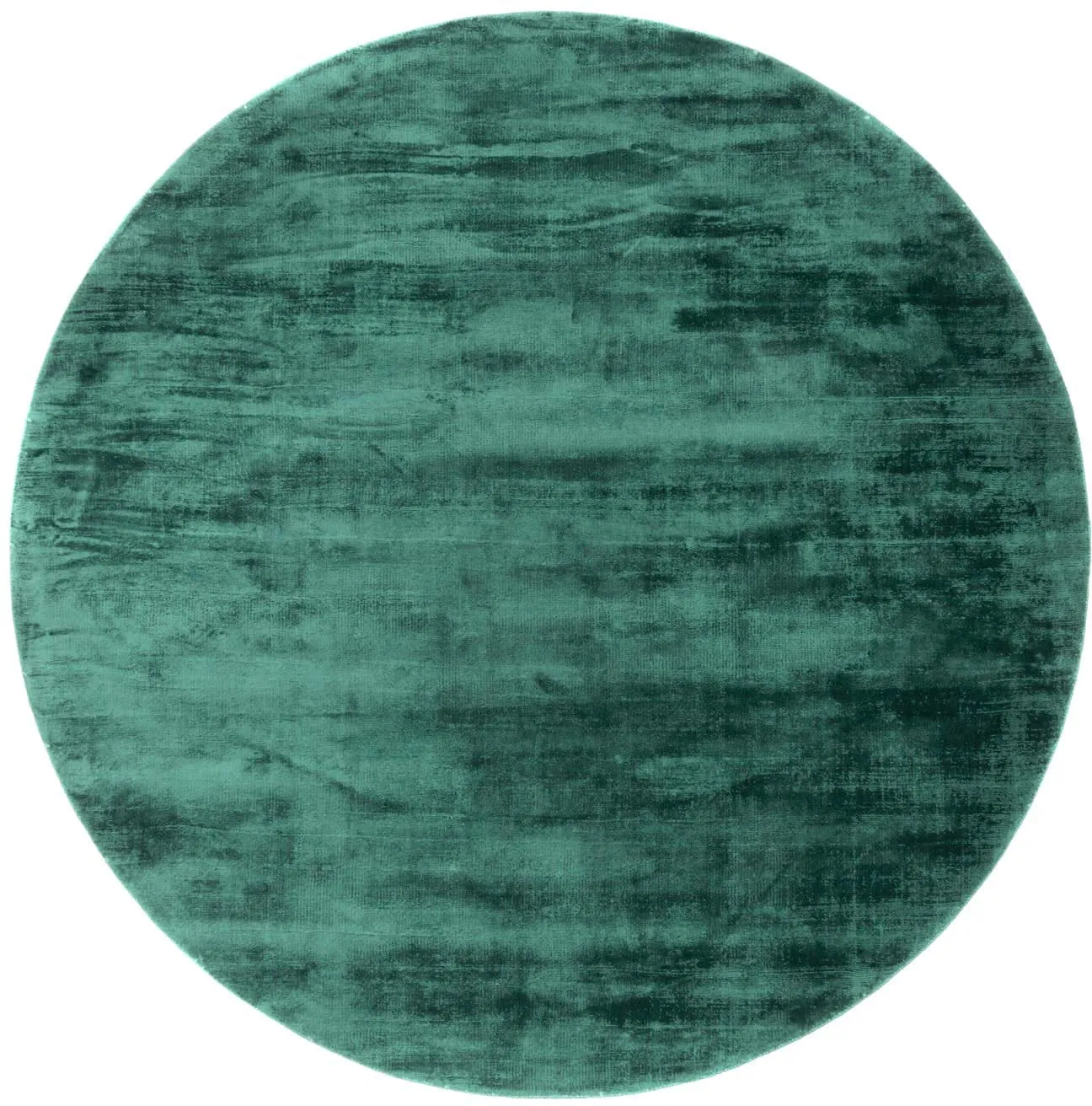 morgenland Teppich »Designer Teppich Chester«, rund, Viskose morgenland seegrün Ø 190 cm