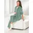 Comtessa Hausanzug COMTESSA, Damen, Gr. 44/46, grün, 80% Baumwolle, 20% Polyester, Homewear-Sets Hausanzug Freizeitanzug