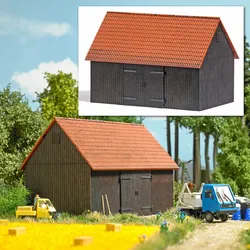 Scheune mit Ziegeldach Bausatz Modell von Busch 1:87