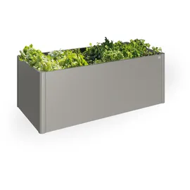 Biohort Hochbeet 2x1 201 x 102 x 77 cm quarzgrau-metallic