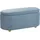 Beliani Polsterbank Hayward Blau 98 x 44 cm