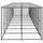 vidaXL Outdoor-Hundezwinger Stahl mit Überdachung 21,78 m2