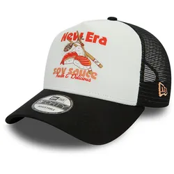 Schwarze New Era Food Sushi A-Frame Trucker Cap schwarz - STK