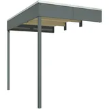 SKANHOLZ Skan Holz Seitliche Überdachung für CrossCube 168 x 253cm Grau