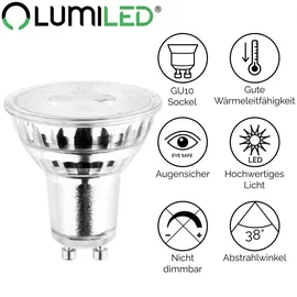 Lumiled LED Lampe 10x GU10 6 W 4000 K Neutralweiß