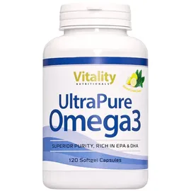 Vitality Nutritionals Ultrapure Omega 3 1000mg mit 400mg Epa + 300mg DHA