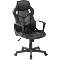 Mobili Rebecca Rebecca Gaming-Stuhl Schwarz