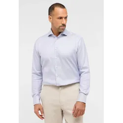 Langarmhemd ETERNA "MODERN FIT", Herren, Gr. 46, Normalgrößen, silber, Twill, 100% cotton, tailliert, Langarm Manschette, Hemden, NON IRON (bügelfrei)