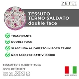 PETTI Artigiani Italiani - Sesselbezug, Sofabezug, doppelseitiger Sesselbezug, schmutzabweisend, Farbe Animal 05, 100% Made in Italy