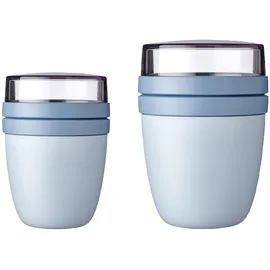Mepal Lunchpot mini + regular blau 2 x 2,0 cm 0,12 l
