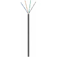 goobay 57196 CAT 5e Outdoor Netzwerkkabel, U/UTP, schwarz