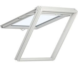 VELUX Austauschfenster VKU 0081 Klapp-Schwingfenster Kunststoff Dachfenster, 93X144 cm (Y67)