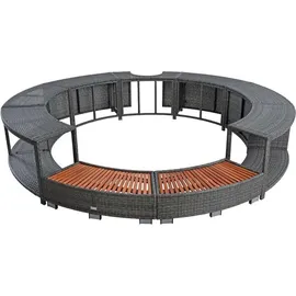 Estexo Whirlpool Umrandung grau 200 cm