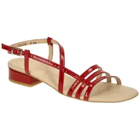 Paul Green Sandalette rot lipstick Lack 7621 für Damen,