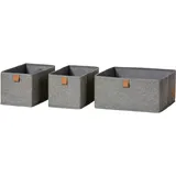 Store It Aufbewahrungsboxen-Set 15 x 30 x 15 cm / 30 x 30 x 15 cm 3-tlg. grau