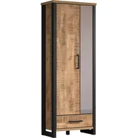 Home Affaire Enna Garderobenschrank 73 x 39 x 195 cm orange schwarz