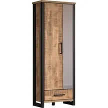 Home Affaire Enna Garderobenschrank 73 x 39 x 195 cm orange schwarz