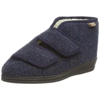 Manitu Damen Home Damen Hohe Hausschuhe, Blau, 36 EU
