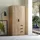 [en.casa] Kleiderschrank Eiselfing 80 x 176 x 52 cm Beige