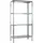 SCHULTE Regalwelt Steckregal Metall 180x80x40 cm silber 4 Fachböden