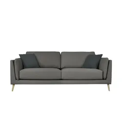 smart Sofa, 3-sitzig  Maxim ¦ grau ¦ Maße (cm): B: 214 H: 87 T: 96