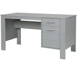 Woood Schreibtisch Dennis Kiefer Hellgrau