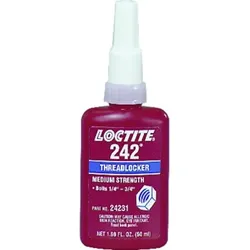 242 Schraubensicherung anaerob, mittelfest, blau, 50ml Flasche - blau