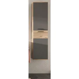 inn.furn Tomaso Hochschrank 37 x 152 cm Grau Holz