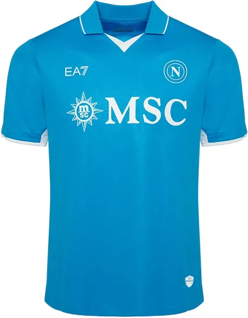 EA7 SSC Neapel Trikot Home 2024/2025 Kids Blau