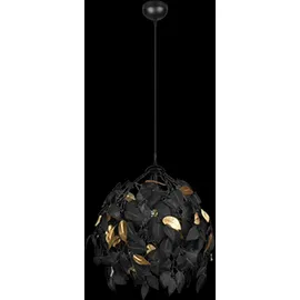 rl live your light Leavy 1-flg. Halogen 28 W 60 cm rund schwarz/gold