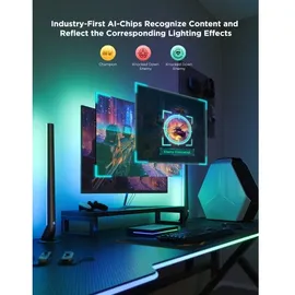 Govee AI Sync Box 2 Smart PC Beleuchtungsset 27-34" - LED-Panels