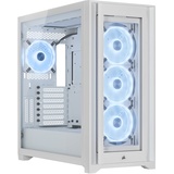 Corsair iCue 5000X RGB QL Edition, weiß, Glasfenster (CC-9011233-WW)