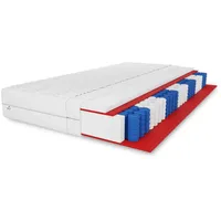 Marpur Taschenfederkernmatratze Lambada 90X200 cm, Feder-Matratze Härtegrad H3, Höhe