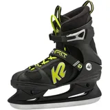 K2 Herren Schlittschuhe "F.I.T Speed Ice", Schwarz/Gelb/Silber, 40 1⁄2