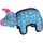 Karlie Flamingo Strong Stuff Schweineplüschtier - Blue - 29 cm