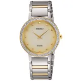 Seiko Damen-Uhr Quarz Edelstahl mit Edelstahlband SUP448P1