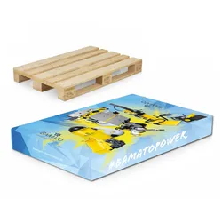 BAMATO Palettenhusse mit hochwertigem Textildruck auf Dekostoff (Motiv 5)