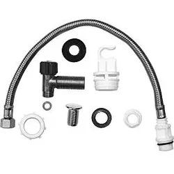 Duravit ME by Starck Nachrüstgarnitur 0075041000 chrom, für Spülkasten, Anschluss Mitte