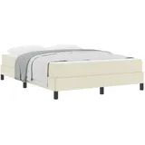 vidaXL Bett 140 x 200 cm Creme