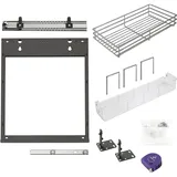 vasalat Set Peka Slim Schrankauszug für KB 180 mit Schale Einhängekorb & 3x Trennteiler