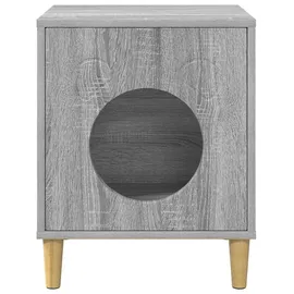 vidaXL Katzenhaus Graues Sonoma 42,5 x 40 x 53 cm Holzwerkstoff