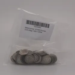 Silbermünze 1/2Mark Divers (Junk-Bag) 100x 1/2Mark