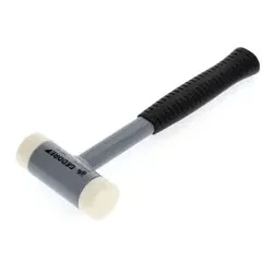 Rückschlagfreier Schonhammer, ø40mm, Stahlrohrstiel, Austauschbare Köpfe