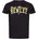 Kurzarm-T-Shirt Schwarz/Gelb M