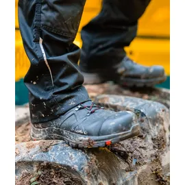 Haix Black Eagle Safety 54 Mid S3, schwarz-rot, Gr. 8 42