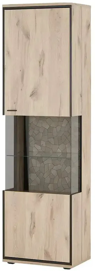 Primo Vitrine  Ruben ¦ holzfarben ¦ Maße (cm): B: 60 H: 205 T: 40.0