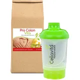 Cellavita Pro Colon Vita "Lebenszentrum Darm" Kur | inkl. Shaker | Flohsamenschalen, Erbsenprotein, Cassia-Fistulapulver uvm. | hochdosiert & VEGAN | 1-Wochen Kur 420g Pulver (420g)